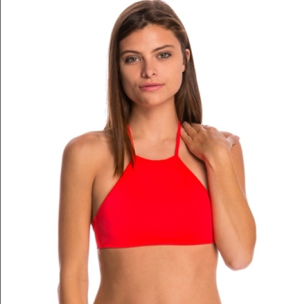 Billabong Sol Searcher High Neck Crop Bikini Top